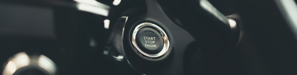 Engine start stop button