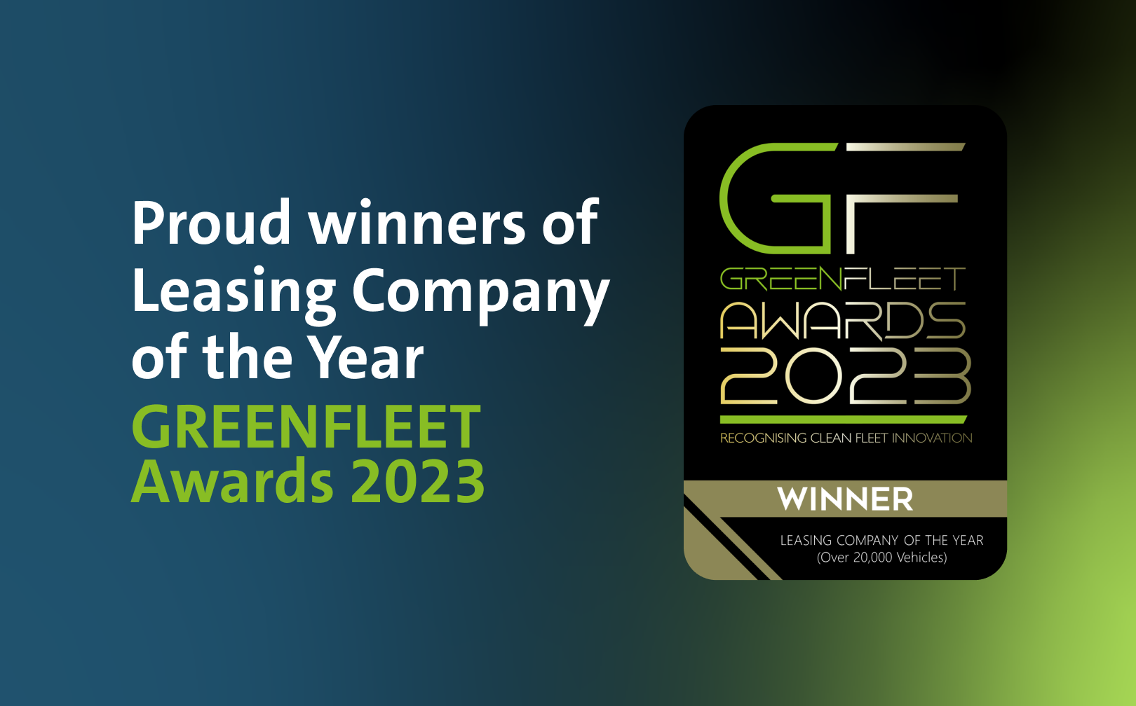Winners of the Green Fleet Awards 2023